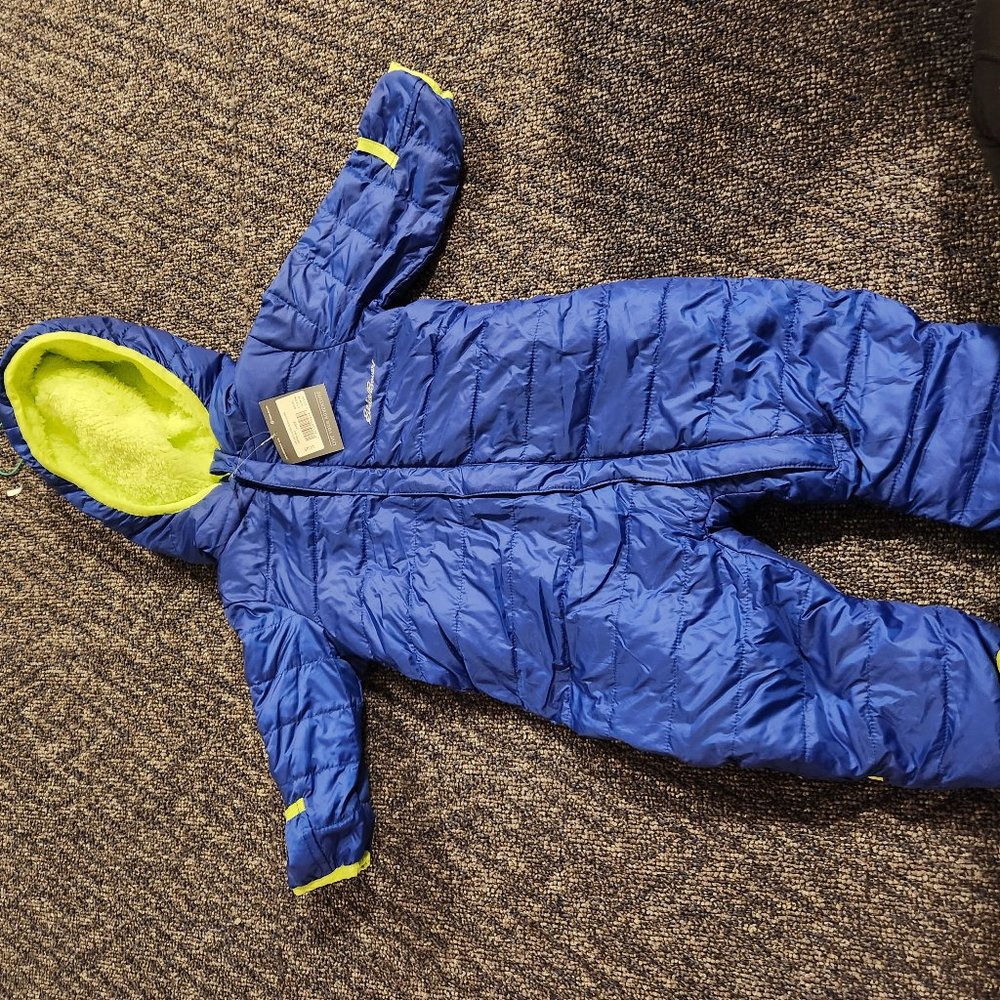 Eddie Bauer matching snow suits size 3-6 months new